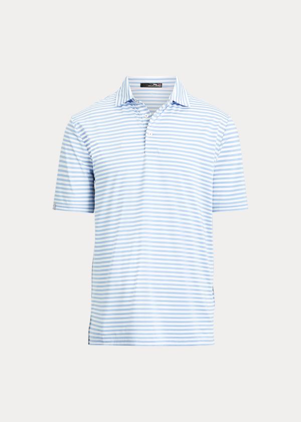 Polos Ralph Lauren Hombre Azules / Blancos - Classic Fit Performance - MWARG8301